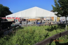 Zeltaufbau Musikfest 2012